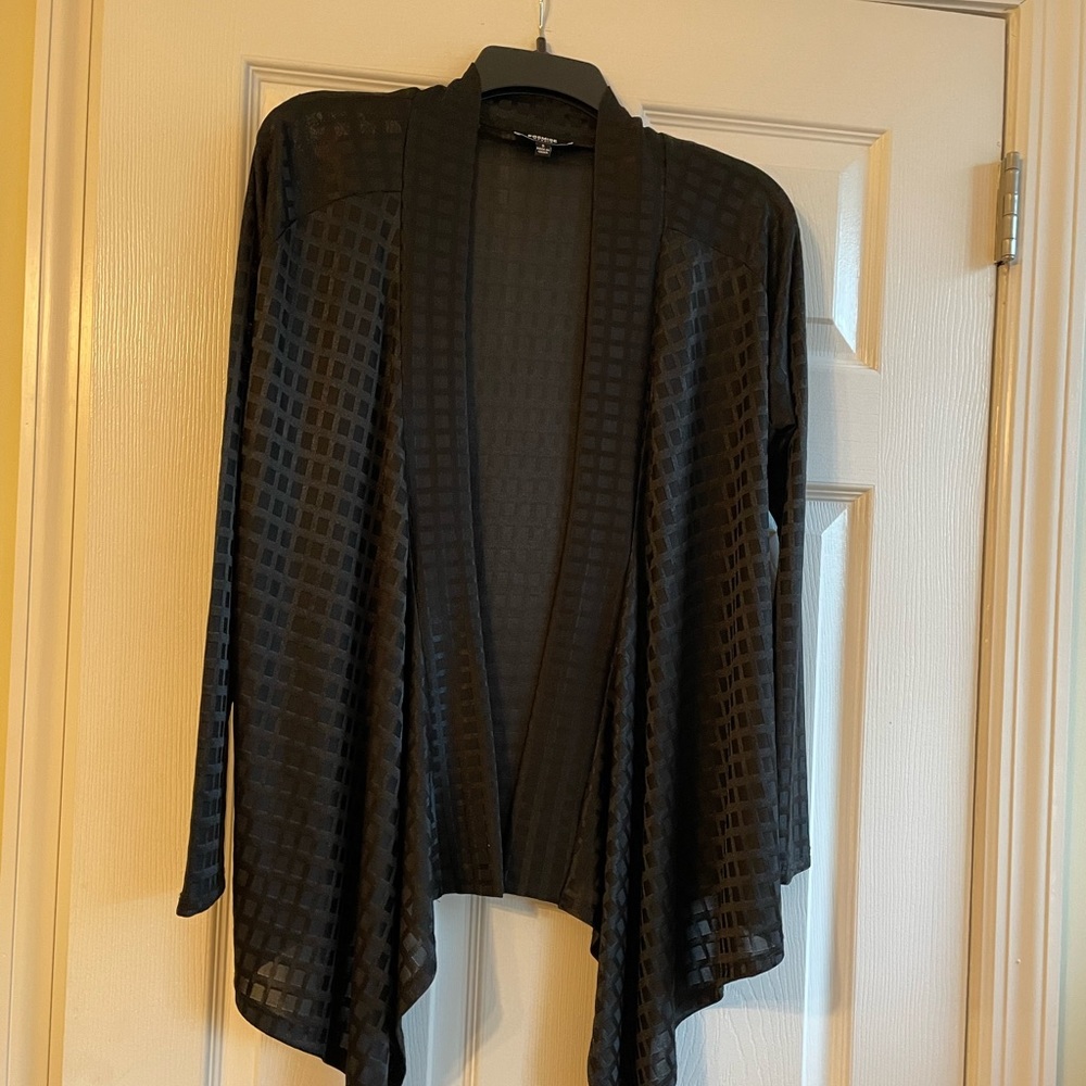 Premise Shiny black shrug-excellent condition